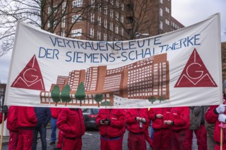 DEU Germany Germany Berlin Siemens employees and their suppliers demonstrate in front of the