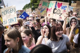 DEU Germany Germany Berlin Demonstration FridaysForFuture against the German government's climate