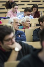 DEU Germany Germany Berlin Impressions from Humboldt University Unter den Linden. Older listeners