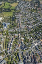Aerial view, Ludwig-Erhard-Straße, Alleestraße, Ahornallee, between Werler Straße and Hamm, Ruhr
