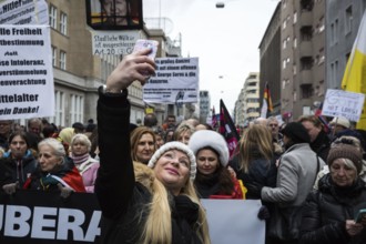 DEU Germany Germany Berlin Demonstration ' March of Women, which was organised by AFD member,