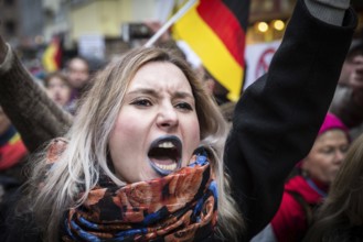 DEU Germany Germany Berlin Demonstration ' March of Women, which was organised by AFD member,