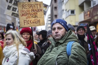 DEU Germany Germany Berlin Demonstration ' March of Women, which was organised by AFD member, the