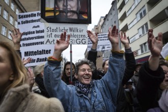 DEU Germany Germany Berlin Demonstration ' March of Women, which was organised by AFD member, the