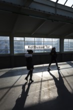 DEU Germany Germany Berlin Light and shadow at Kottbusser Tor underground station