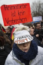 DEU Germany Germany Berlin Demonstration ' March of Women, which was organised by AFD member,