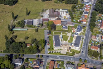 Aerial photo, Seniorenzentrum St. Josef, Katholische KiTa St. Josef, Hamm, Ruhr area, North