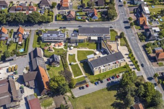 Aerial photo, Seniorenzentrum St. Josef, Katholische KiTa St. Josef, Hamm, Ruhr area, North