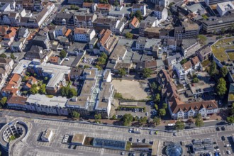 Aerial view, Widumstraße, Ritterpassage, Hamm, Ruhr area, North Rhine-Westphalia, Germany, DE,
