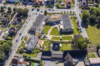 Aerial photo, Seniorenzentrum St. Josef, Katholische KiTa St. Josef, Hamm, Ruhr area, North