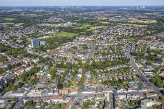 Aerial view, view over area between Ahornallee and Caldenhofer Weg in east direction, Hamm, Ruhr