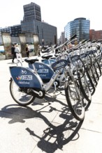 DEU Germany Germany Berlin Rental bikes in the city. Bikes from the provider Nextbike at Potsdamer