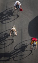 DEU Germany Germany Berlin Scene with cyclists on Schlossstraße in Steglitz