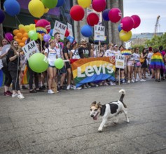 DEU Germany Germany Berlin Scenes of the Christopher Street Day CSD on a hot Saturday . Promotion