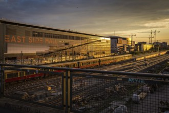 DEU Germany Germany Berlin The new East Side Mall at sunset