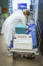 DEU Germany Germany Berlin Scenes in the emergency room of Gertrauden Hospital