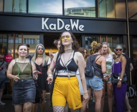 DEU Germany Germany Berlin Scenes of the Christopher Street Day CSD on a hot Saturday . At the