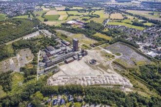 Aerial view, Former Ost colliery, Old Heinrich-Robert colliery, Hammerhead tower, former colliery,