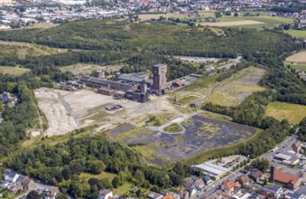 Aerial view, Former Ost colliery, Old Heinrich-Robert colliery, Hammerhead tower, former colliery,
