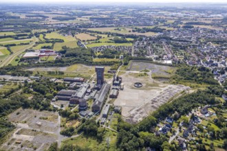 Aerial view, Former Ost colliery, Old Heinrich-Robert colliery, Hammerhead tower, former colliery,