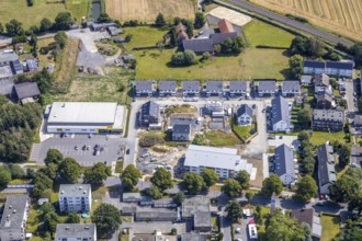 Aerial view, new development area Manfred-Billinger-Straße, Hamm, Ruhr area, North