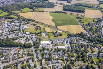 Aerial view, new development area Manfred-Billinger-Straße, Hamm, Ruhr area, North