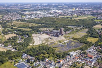 Aerial view, Former Ost colliery, Old Heinrich-Robert colliery, Hammerhead tower, former colliery,