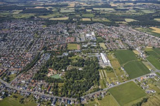 Aerial view, overview Hamm-Osten, Maximilian-Park, Braam-Ostwennemar, Hamm, Ruhr area, North