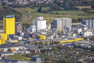 Aerial view, Brökelmann Ölmühle GmbH, Jäckering Ölmühle, industrial plants Speicherstraße,