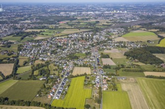 Aerial view, local view Selmigerheide, Hamm, Ruhr area, North Rhine-Westphalia, Germany, DE,