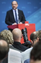 DEU Germany Germany Berlin SPD leader and candidate for chancellor Martin Schulz during a press