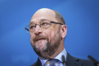 DEU Germany Germany Berlin SPD leader and candidate for chancellor Martin Schulz during a press