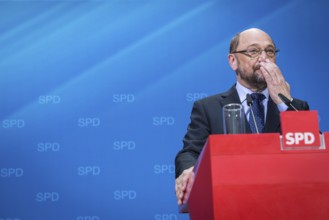 DEU Germany Germany Berlin SPD leader and candidate for chancellor Martin Schulz during a press