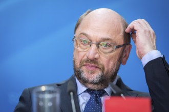 DEU Germany Germany Berlin SPD leader and candidate for chancellor Martin Schulz during a press