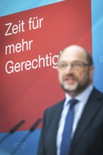 DEU Germany Germany Berlin SPD leader and candidate for chancellor Martin Schulz during a press