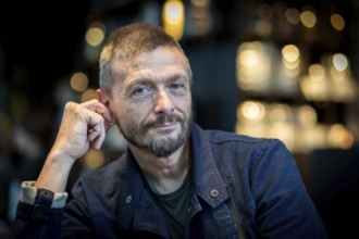 DEU Germany Germany Berlin The illustrator and author Ralf König during a portrait session