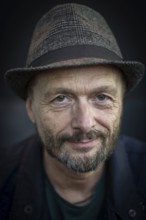 DEU Germany Germany Berlin The illustrator and author Ralf König during a portrait session
