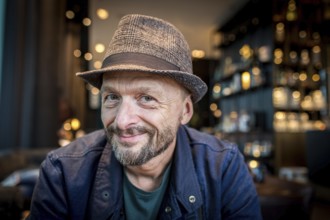 DEU Germany Germany Berlin The illustrator and author Ralf König during a portrait session