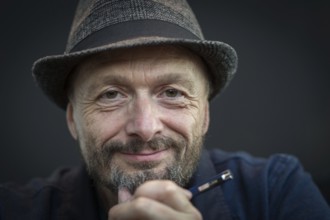 DEU Germany Germany Berlin The illustrator and author Ralf König during a portrait session