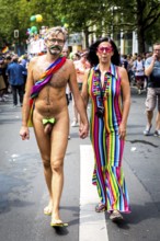 DEU Germany Germany Berlin Christopher Street Day is travelling through the city. Gays, lesbians,