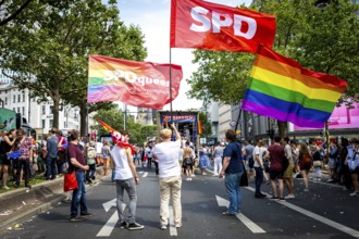DEU Germany Germany Berlin Christopher Street Day is travelling through the city. Gays, lesbians,