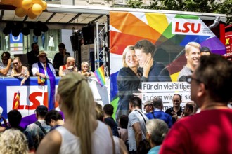 DEU Germany Germany Berlin Christopher Street Day is travelling through the city. Gays, lesbians,