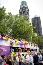 DEU Germany Germany Berlin Christopher Street Day is travelling through the city. Gays, lesbians,