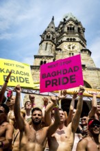 DEU Germany Germany Berlin Christopher Street Day is travelling through the city. Gays, lesbians,