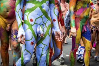 DEU Germany Germany Berlin Christopher Street Day is travelling through the city. Gays, lesbians,