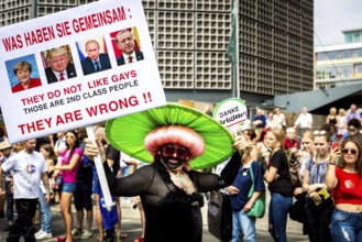 DEU Germany Germany Berlin Christopher Street Day is travelling through the city. Gays, lesbians,