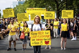 DEU Germany Germany Berlin Christopher Street Day is travelling through the city. Gays, lesbians,