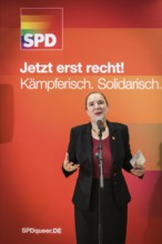 DEU Germany Germany Berlin Raising the rainbow flag with Petra Nowacki and SPD General Secretary