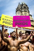 DEU Germany Germany Berlin Christopher Street Day is travelling through the city. Gays, lesbians,