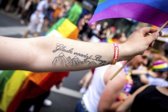 DEU Germany Germany Berlin Christopher Street Day is travelling through the city. Gays, lesbians,